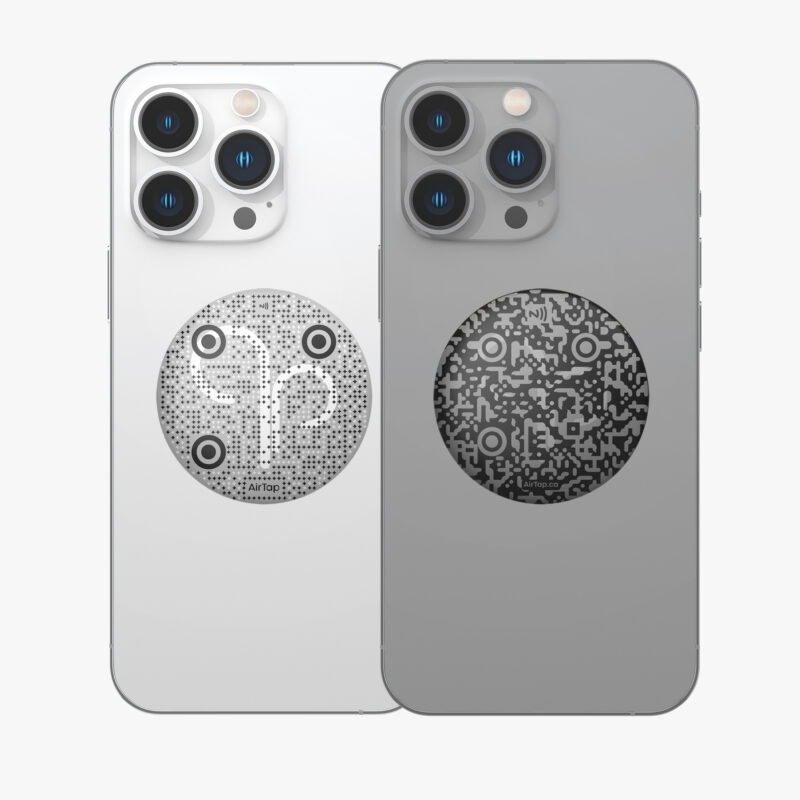 AirTap Digital Contact Sharing Stickers NFC