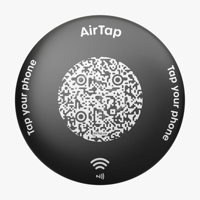 AirTap Digital Contact Sharing Stickers NFC